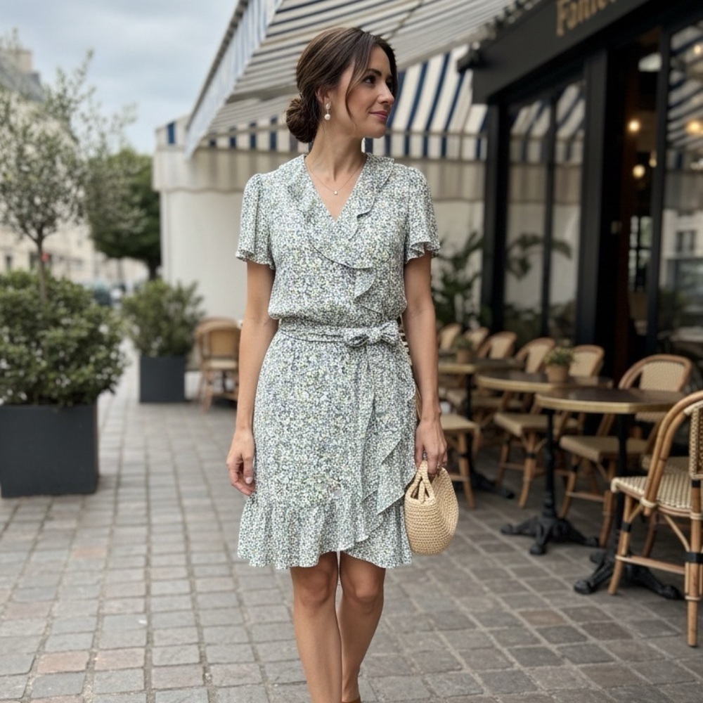 LC Lauren Conrad Floral Print Dress